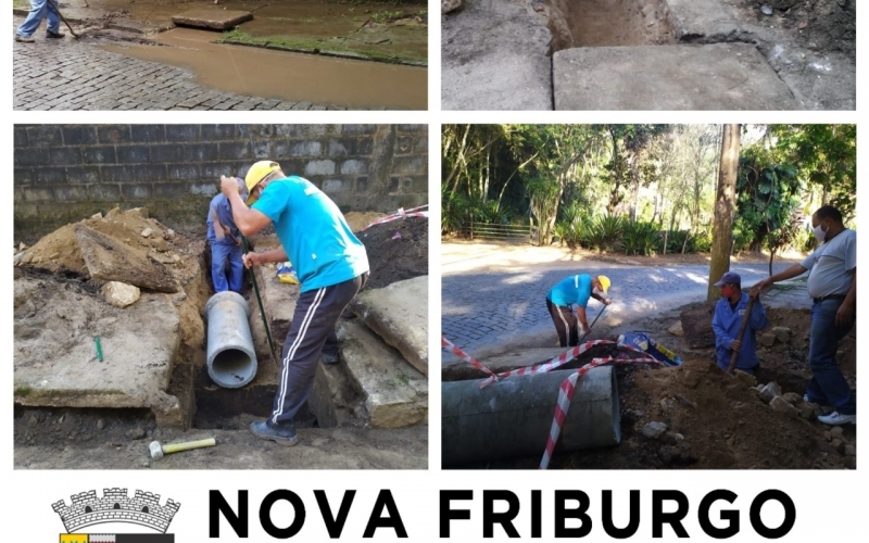 Subprefeitura de Olaria, Cônego e Cascatinha trabalha com limpeza e rede de águas pluviais